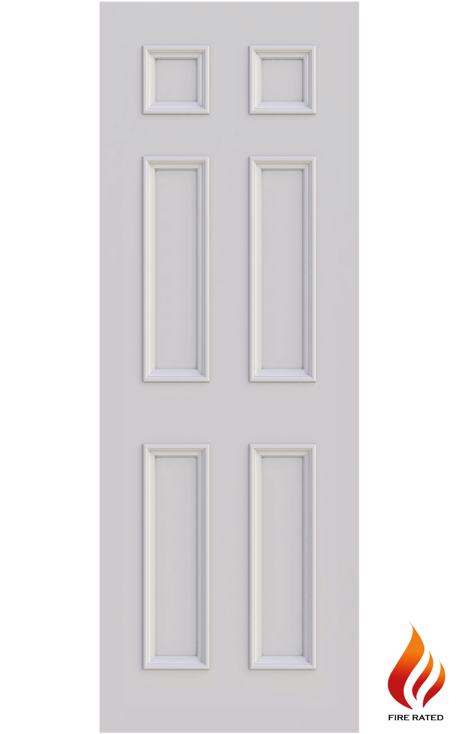 6 panel fire doors